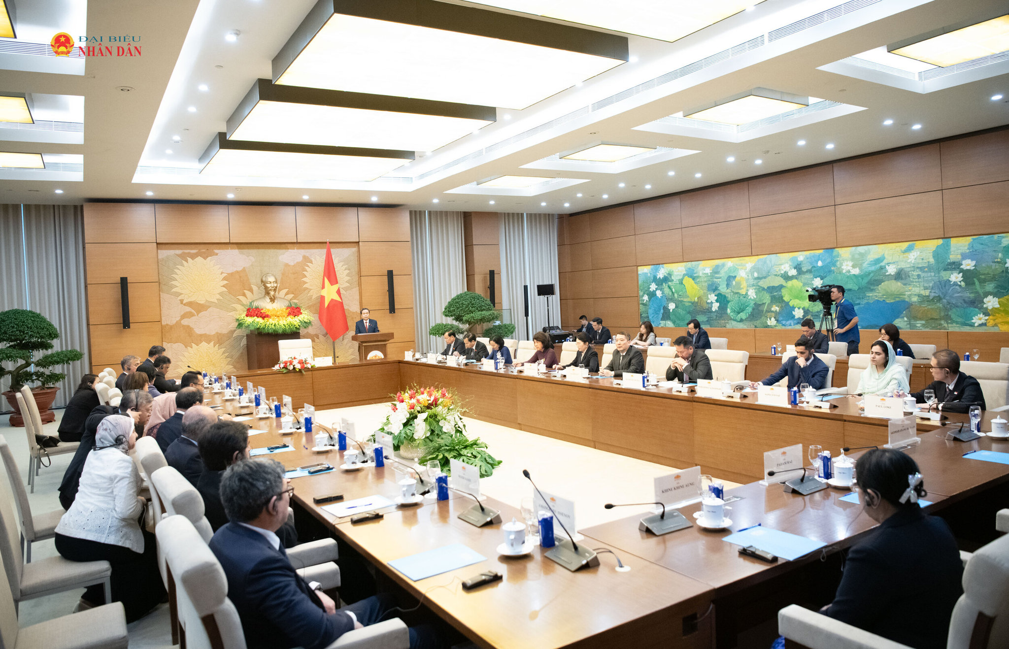 Chủ tịch Quốc hội Trần Thanh Mẫn phát biểu.5