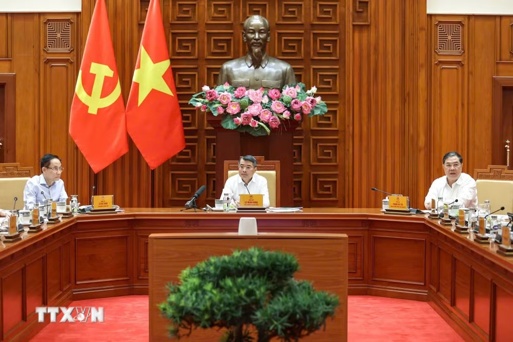Thủ tướng Lê Minh Hưng chủ trì cuộc họp về công tác chuẩn bị Năm APEC 2027