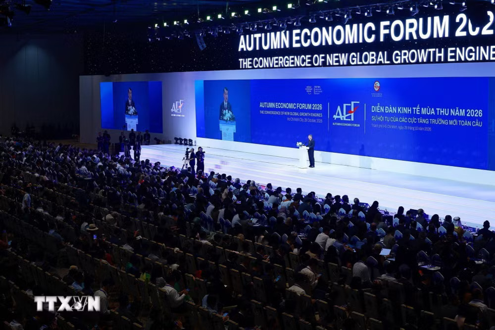 Phiên toàn thể cấp cao Diễn đàn Kinh tế Mùa Thu 2026 (AEF 2026) với chủ đề ”Sự hội tụ của các cực tăng trưởng mới toàn cầu”