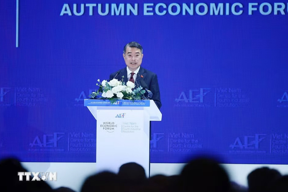 Thủ tướng Lê Minh Hưng phát biểu tại Phiên toàn thể cấp cao Diễn đàn Kinh tế Mùa Thu 2026 (AEF 2026)