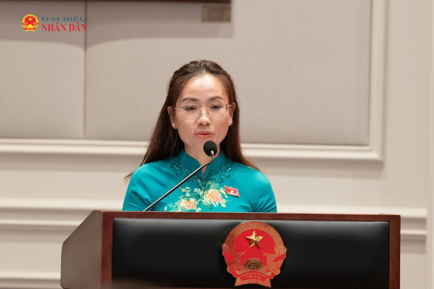 ĐBQH Lưu Thị Thúy Hằng (Phú Thọ) phát biểu