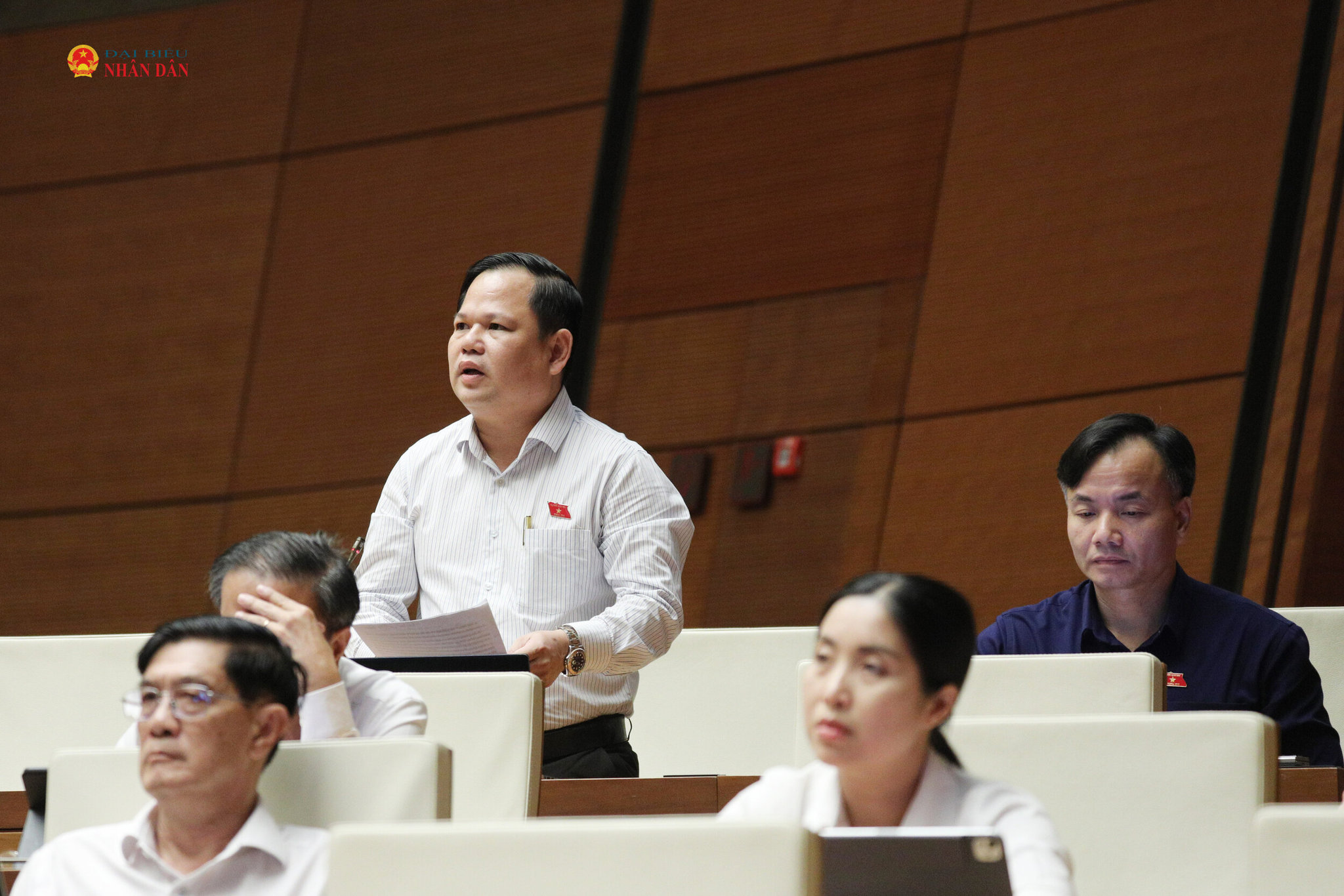ĐBQH Nguyễn Duy Thanh (Cả Mau) Ảnh: Khánh Duy