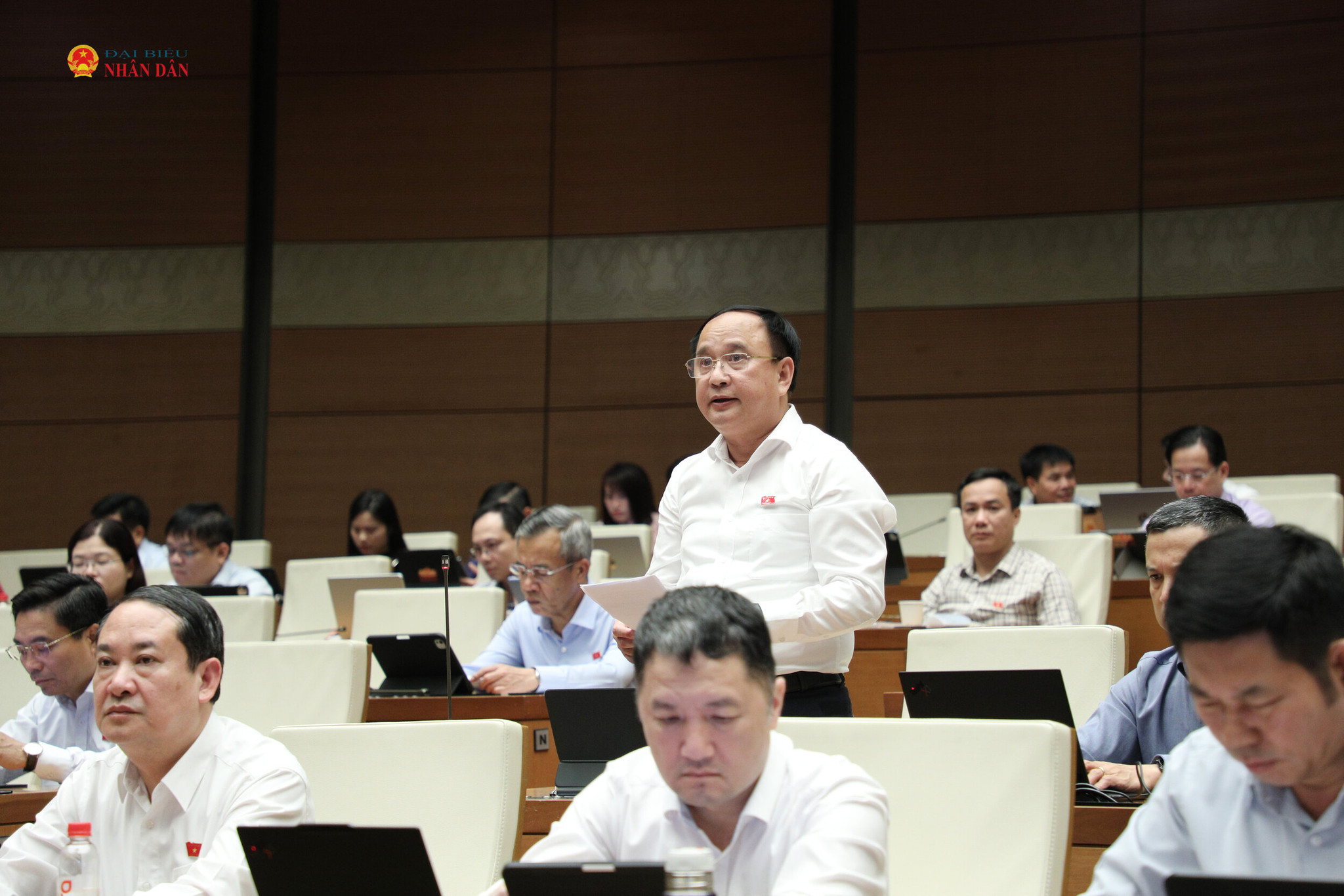 ĐBQH Trần Đức Thuận (Nghệ An) Ảnh: Khánh Duy
