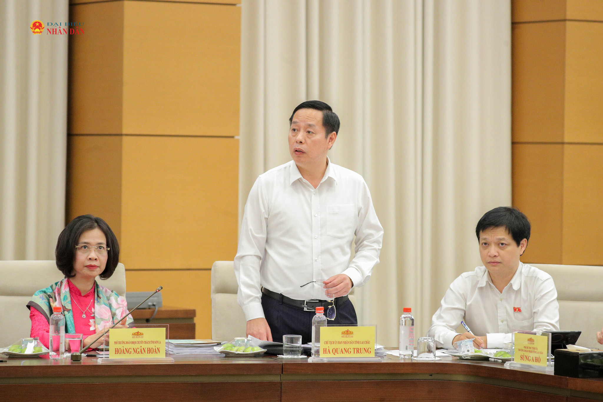 Chủ tịch Ủy ban nhân dân tỉnh Lai Châu Hà Quang Trung. Ảnh Hồ Long
