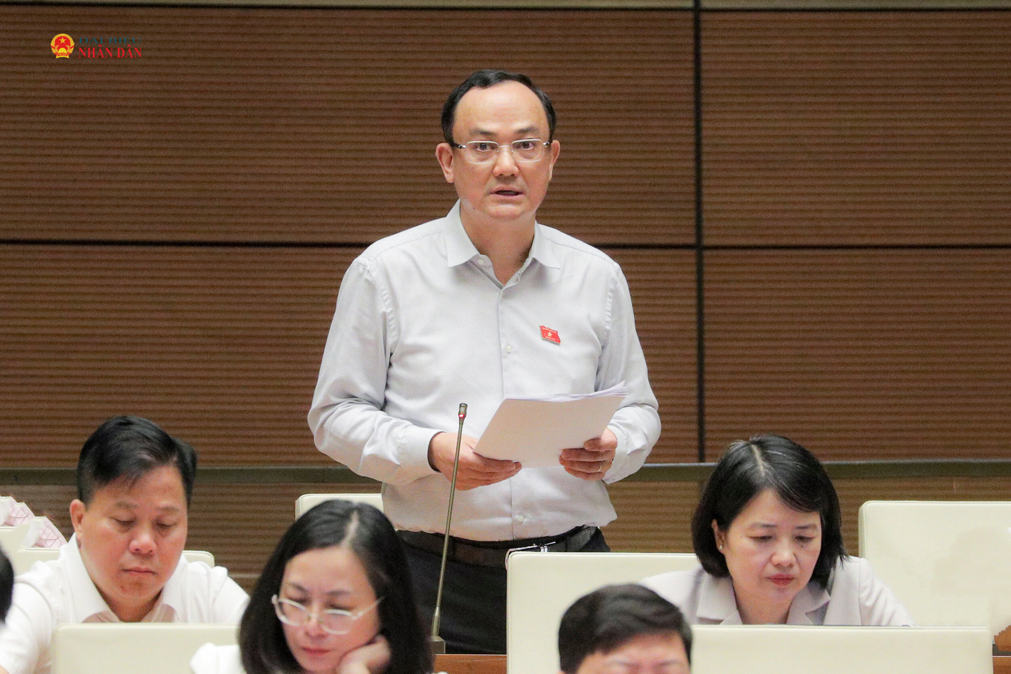 ĐBQH Nguyễn Ngọc Sơn (TP. Hải Phòng) phát biểu