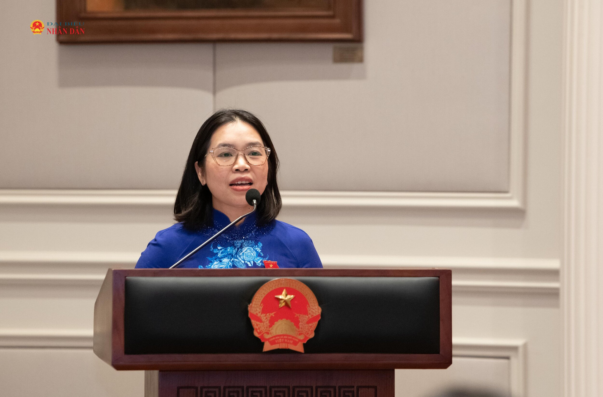 ĐBQH Phạm Kiều Anh Thơ (TP. Cần Thơ) phát biểu