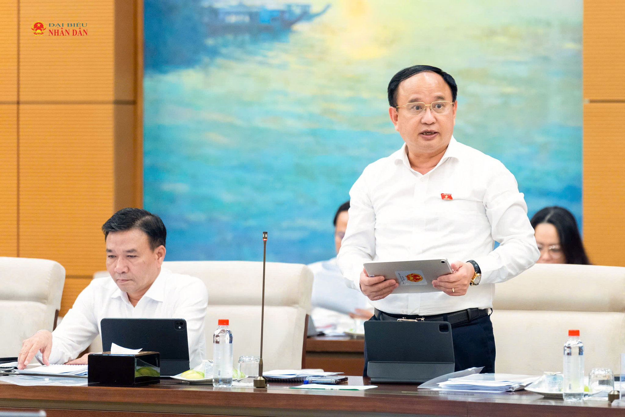 Phó Chủ nhiệm Ủy ban Quốc phòng, An ninh và Đối ngoại Trần Đức Thuận. Ảnh Hồ Long