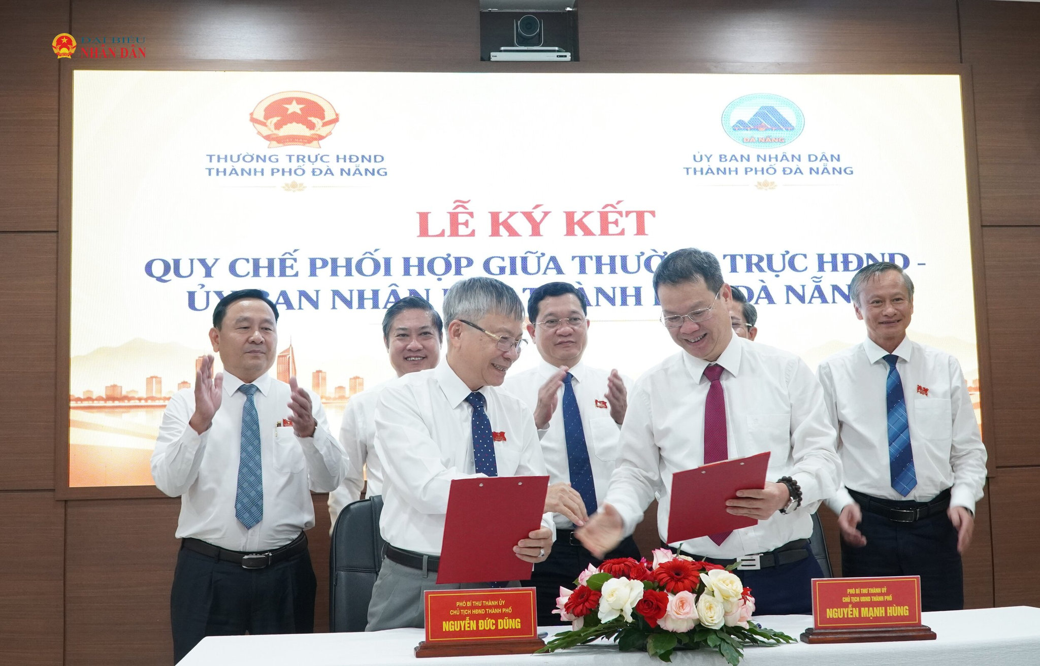 Thường trực HĐND thành phố và UBND thành phố Đà Nẵng. ký kết Quy chế phối hợp