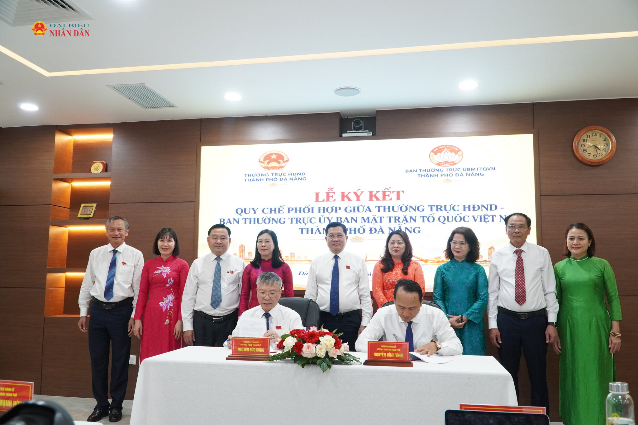 Thường trực HĐND thành phố và Ban Thường trực Ủy ban MTTQ Việt Nam thành phố Đà Nẵng ký kết Quy chế phối hợp