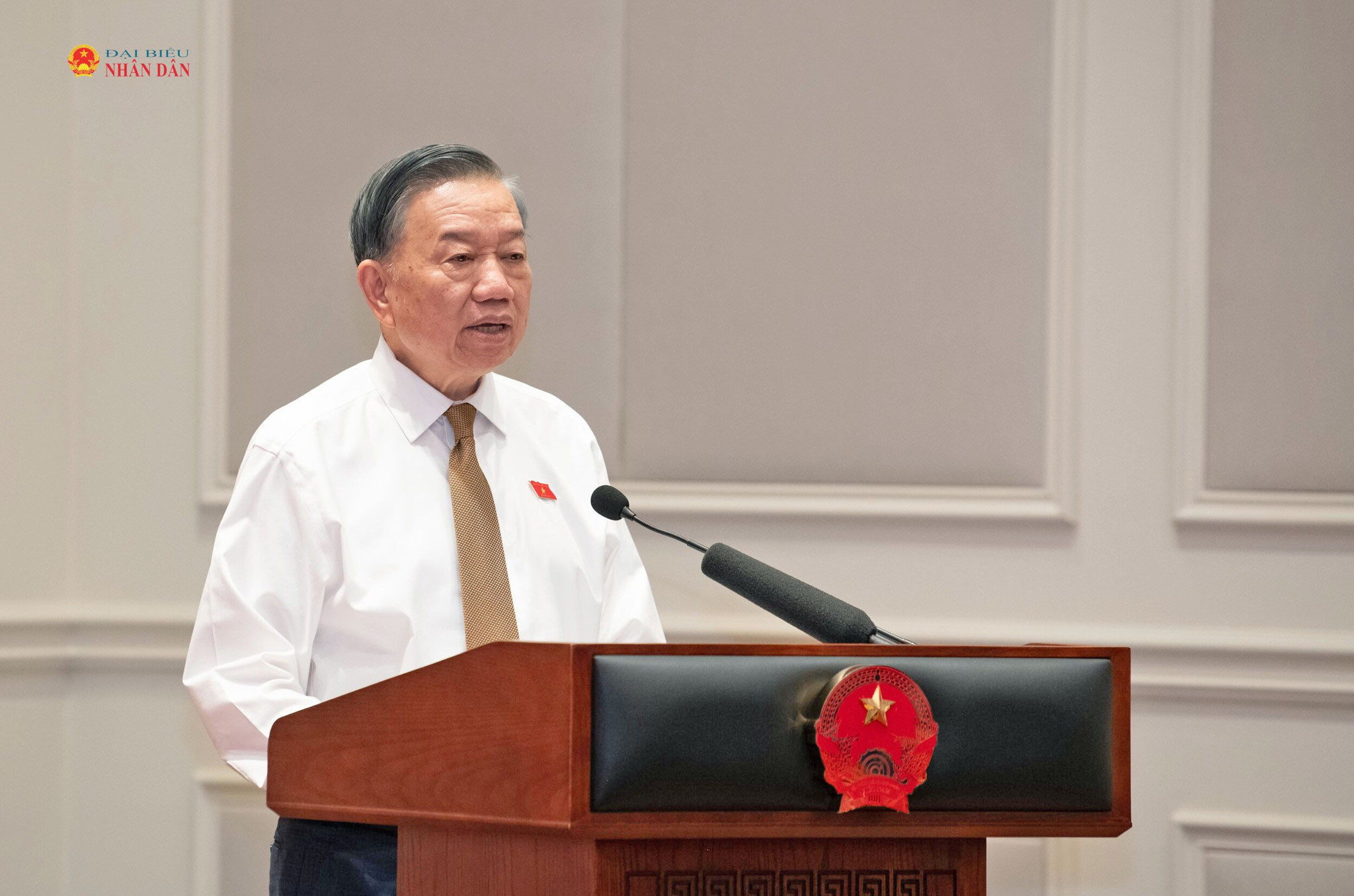 Tổng Bí thư, Chủ tịch nước Tô Lâm phát biểu