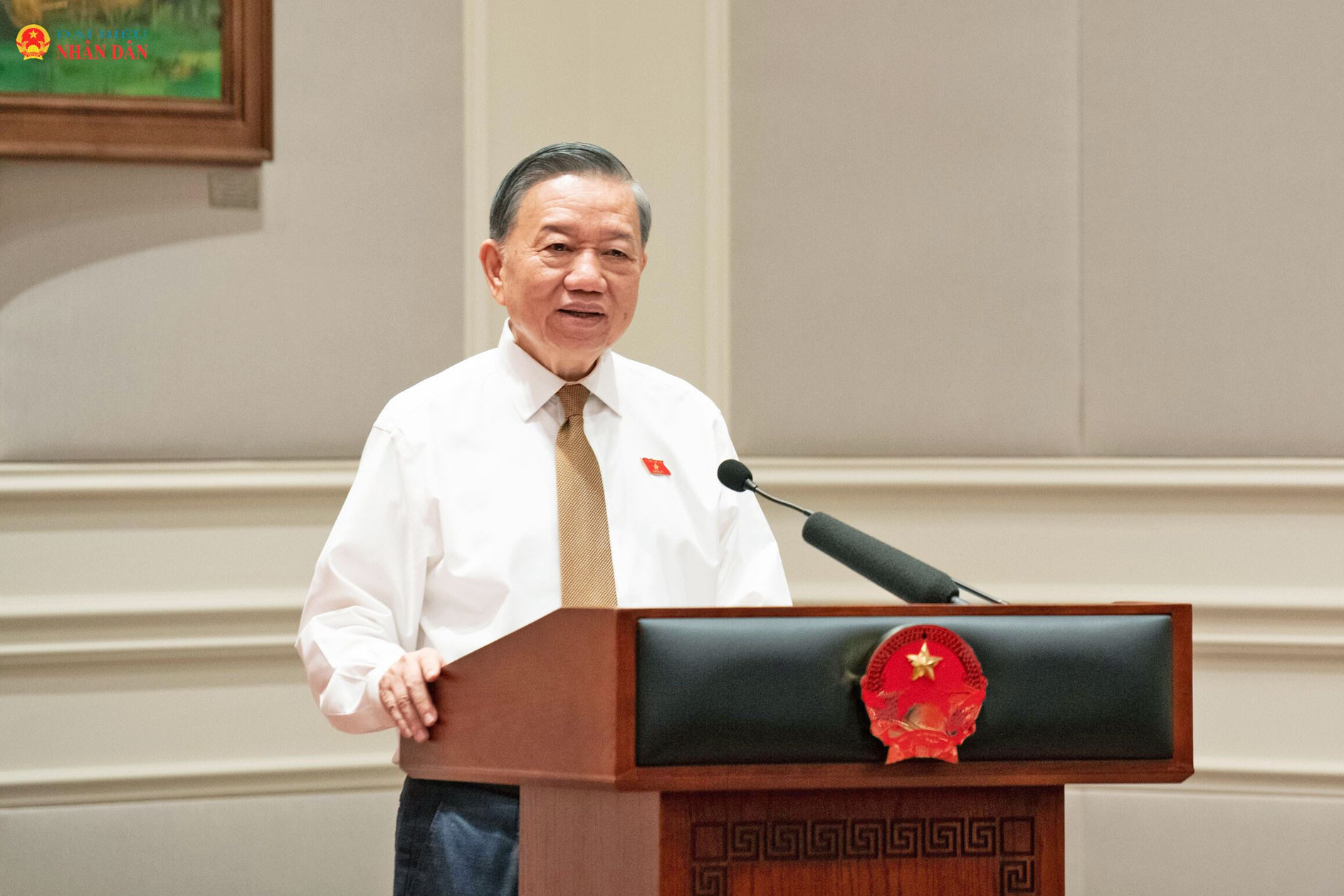 Tổng Bí thư, Chủ tịch nước Tô Lâm phát biểu