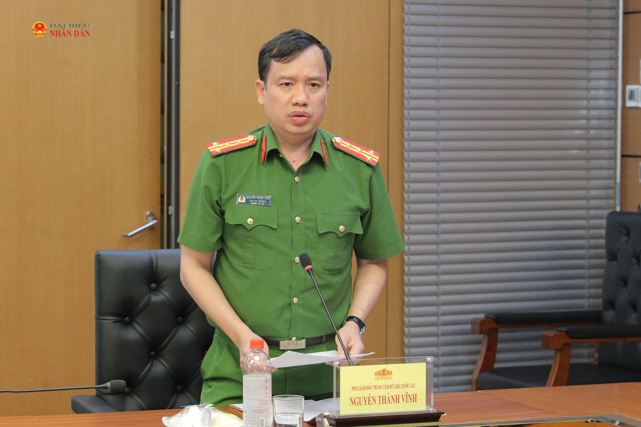 Phó Giám đốc Trung tâm dữ liệu quốc gia Nguyễn Thành Vĩnh. Ảnh Hồ Long