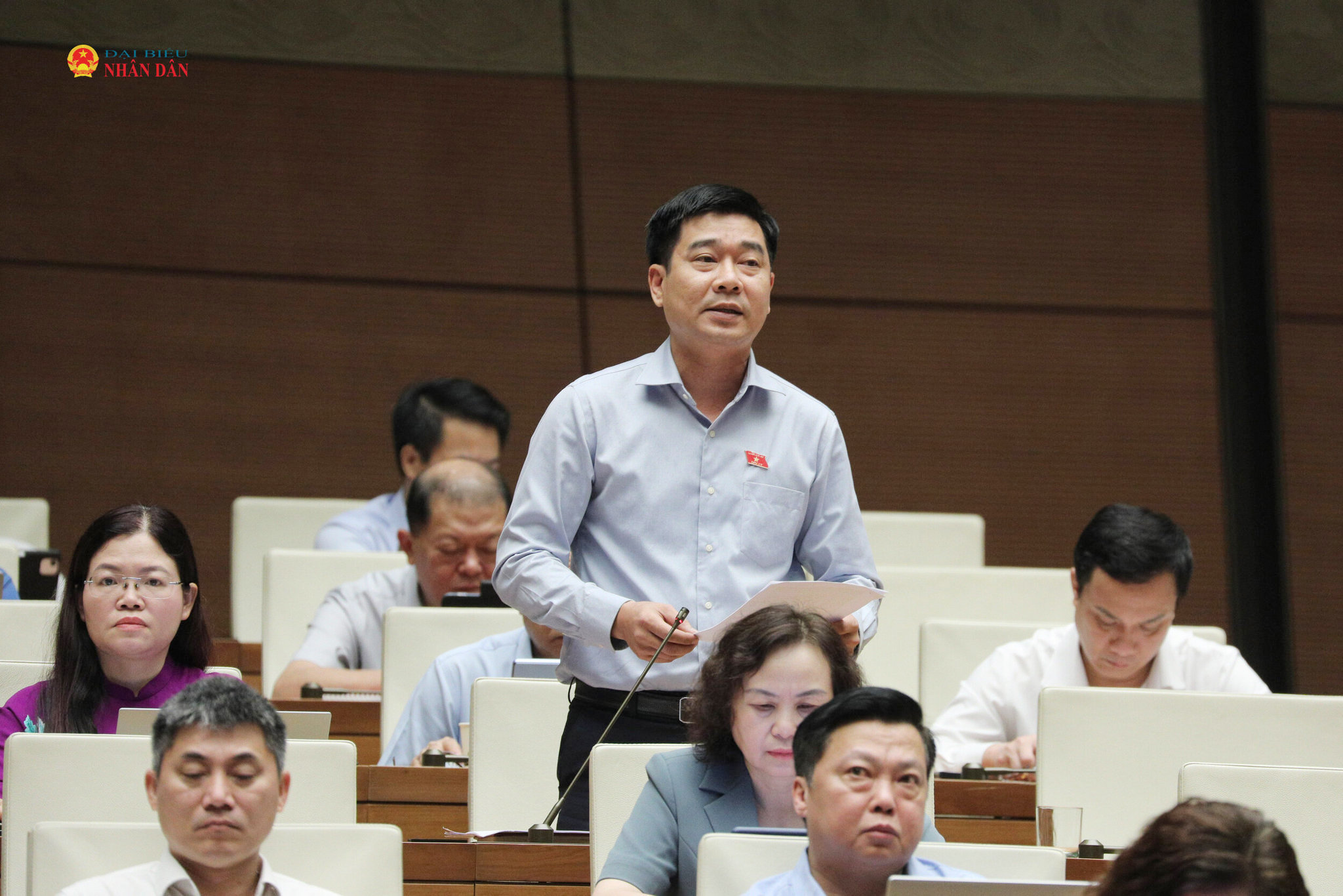 ĐBQH Lê Thanh Hoàn (Thanh Hóa) phát biểu