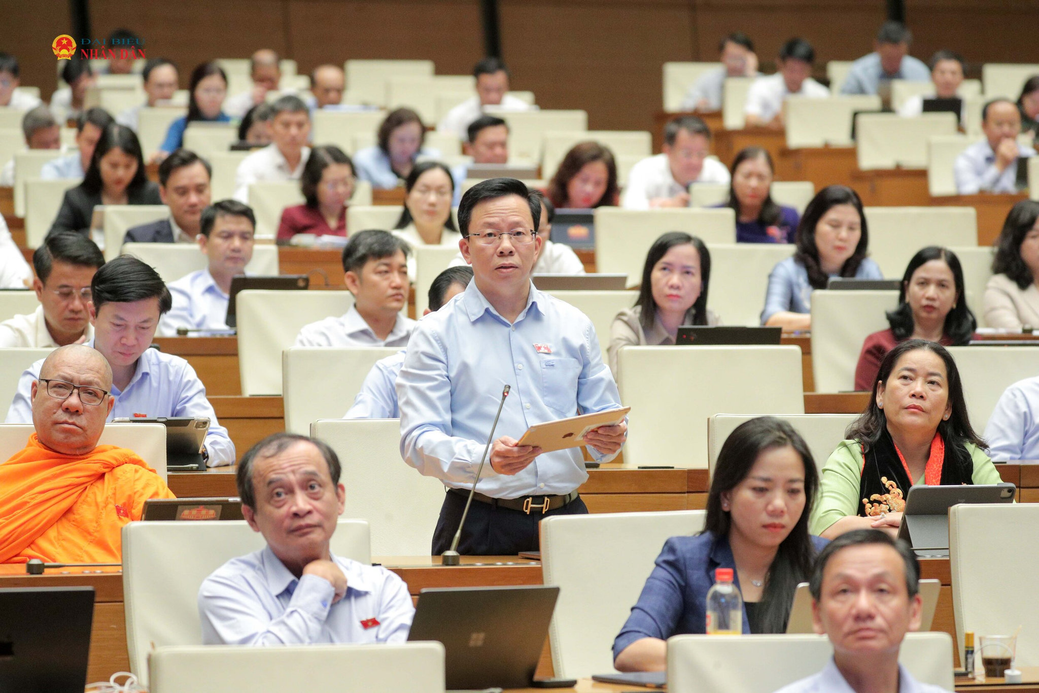 ĐBQH Lê Minh Nam (TP Cần Thơ). Ảnh Hồ Long