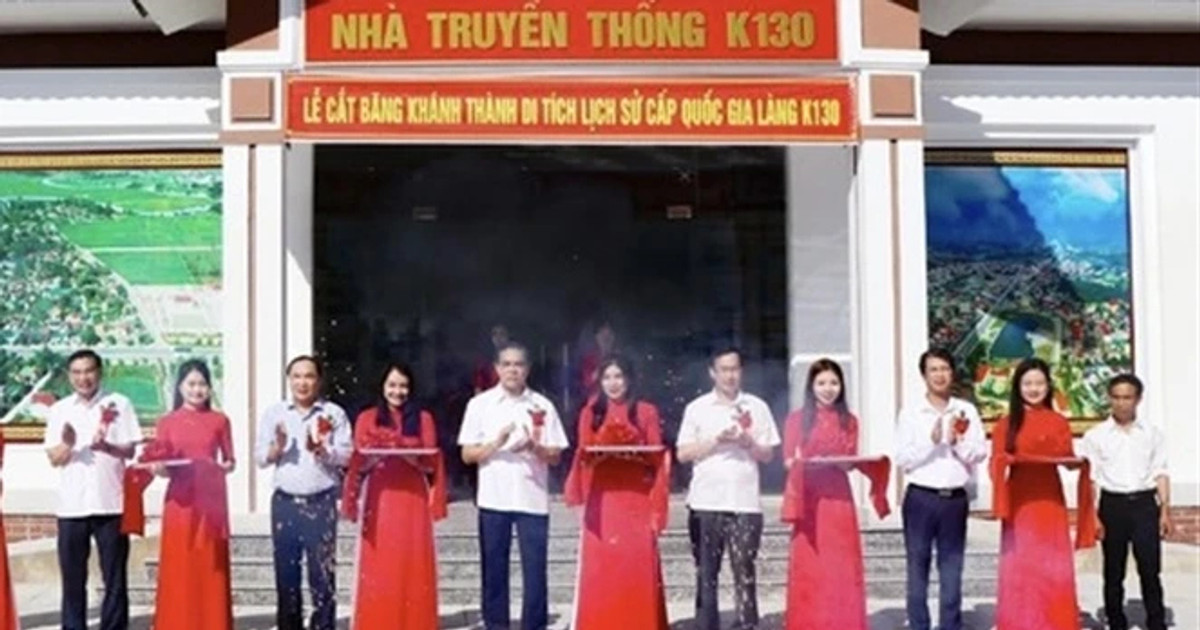 Khánh thành trùng tu Di tích Lịch sử cấp quốc gia Làng K130