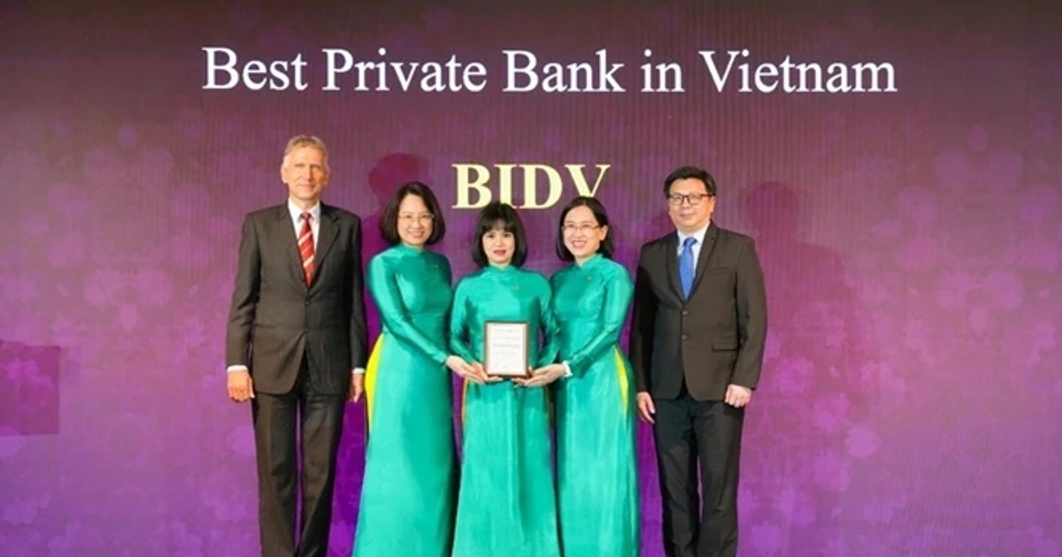 BIDV - Ngân hàng đầu tiên 2 năm liên tiếp nhận Best Private Bank in Vietnam