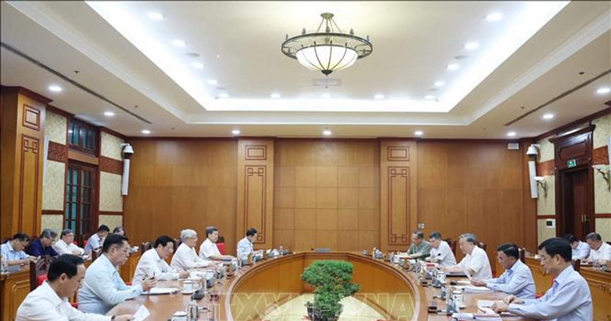 Tổng Bí thư Tô Lâm: Lấy ý kiến nhân dân về nội dung sửa đổi, bổ sung Hiến pháp năm 2013 đảm bảo đúng tiến độ để trình Quốc hội