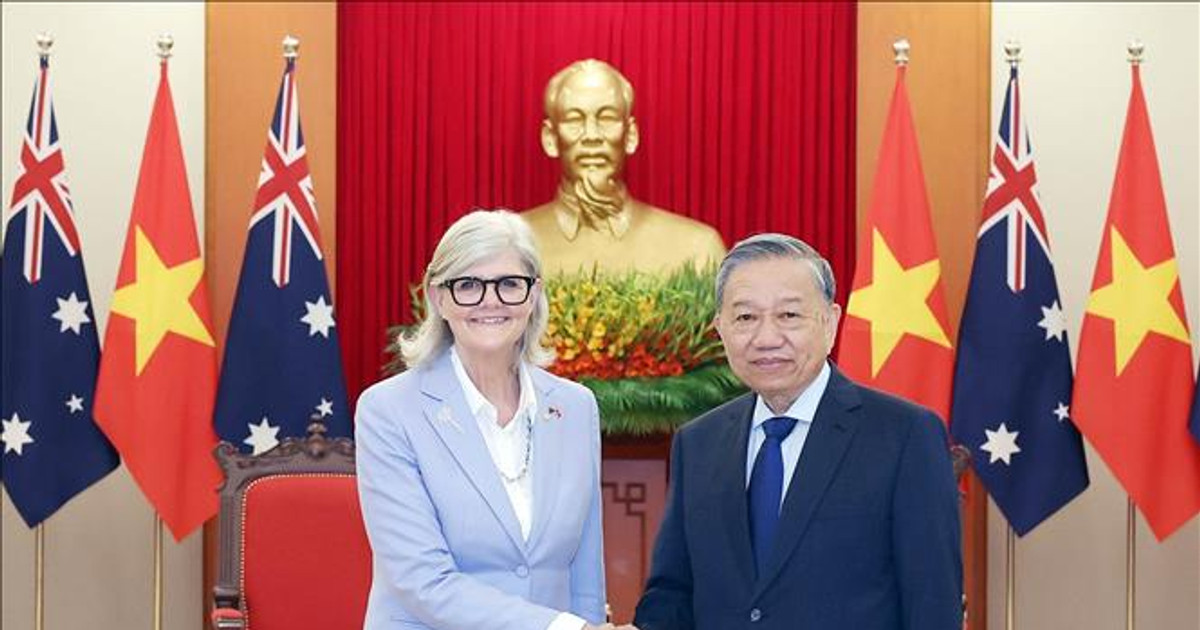 Tổng Bí thư Tô Lâm tiếp Toàn quyền Australia Sam Mostyn