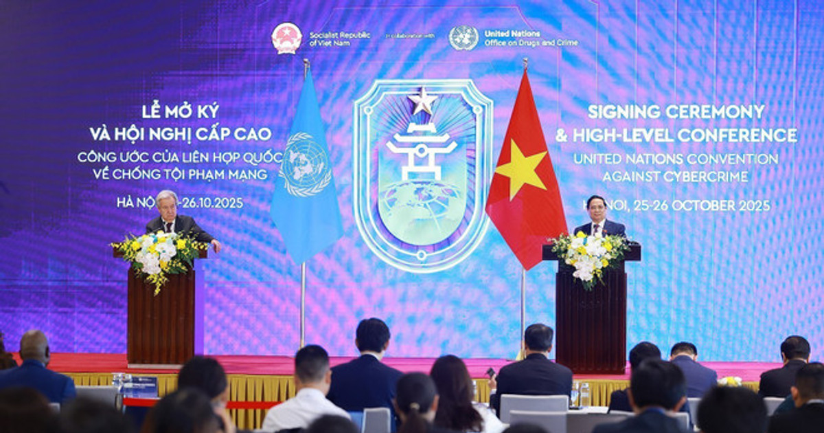 Vietnamese PM, UN Secretary-General attend press conference on signing ...