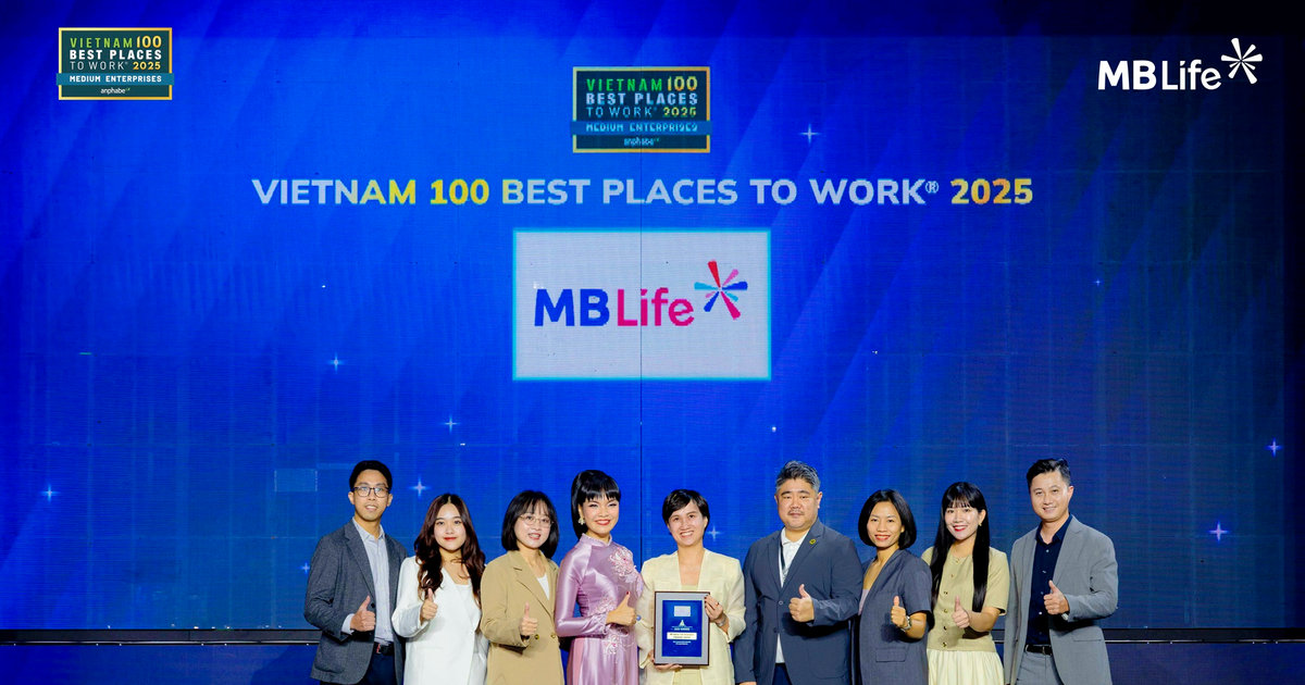 MB Life 3 năm liên tiếp được vinh danh “Nơi làm việc tốt nhất Việt Nam”