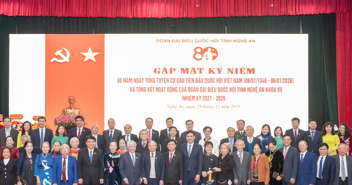 Từ mốc son 6/1/1946 đến hành trình trách nhiệm của Đoàn Đại biểu Quốc hội Nghệ An