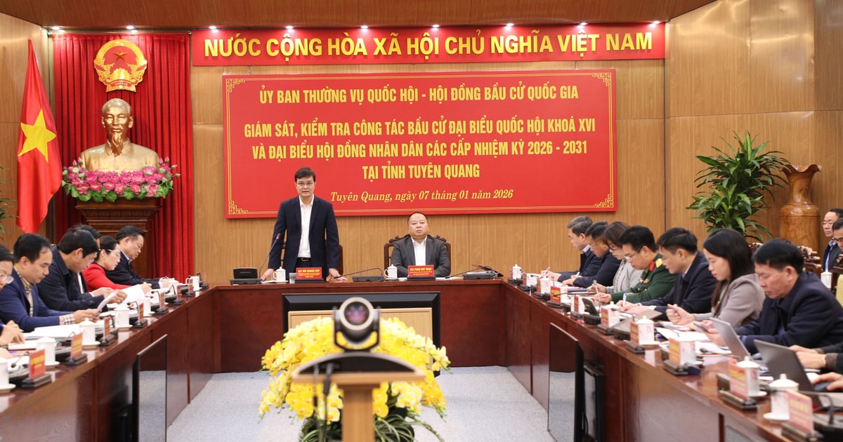 Tuyên Quang triển khai công tác bầu cử đồng bộ, nhiều nội dung vượt tiến độ