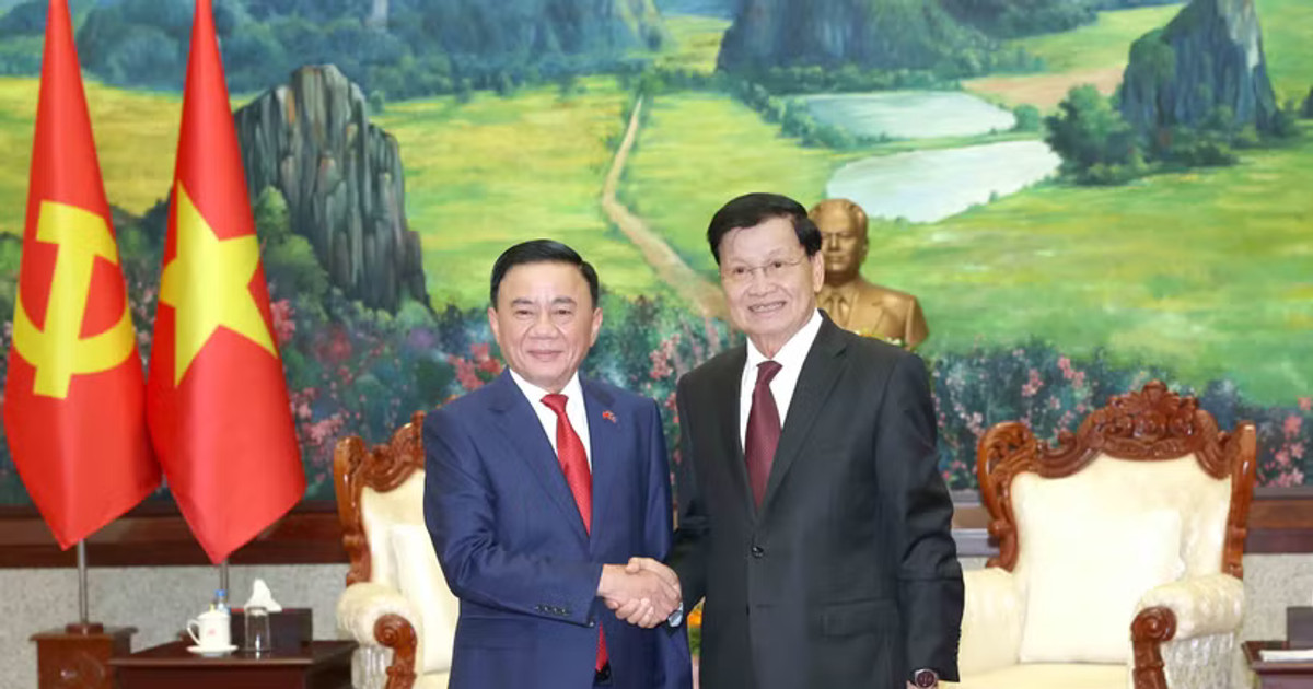 Key Vietnamese Party official meets with top Lao leader in Vientiane