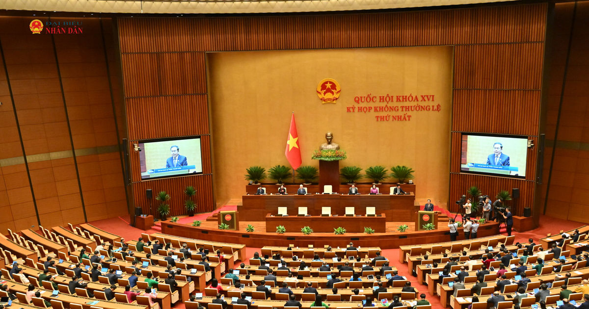 Thông cáo báo chí số 17, Kỳ họp không thường lệ thứ Nhất, Quốc hội khóa XVI