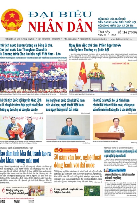 ĐBND - Số báo 116 ngày 26/04/2025