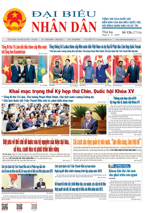 ĐBND - Số báo 126 ngày 06/05/2025