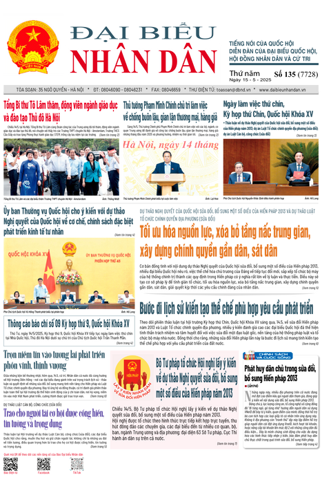 ĐBND - Số báo 135 ngày 15/05/2025