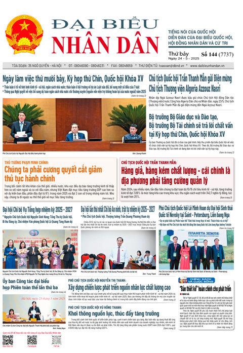 ĐBND - Số báo 144 ngày 24/05/2025