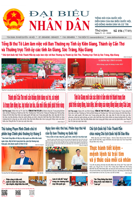 ĐBND - Số báo 156 ngày 5/06/2025