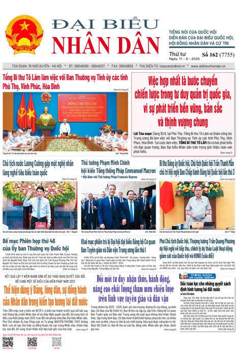 ĐBND - Số báo 162 ngày 11/06/2025