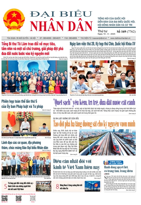 ĐBND - Số báo 169 ngày 18/06/2025 