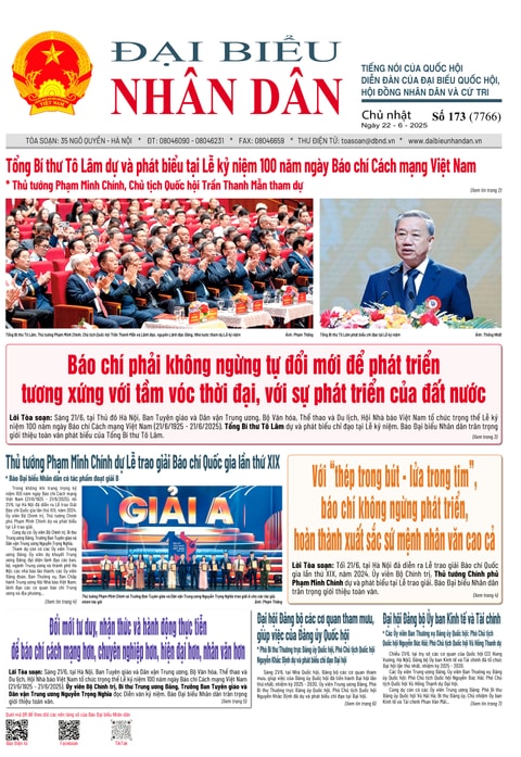  ĐBND - Số báo 173 ngày 22/06/2025 