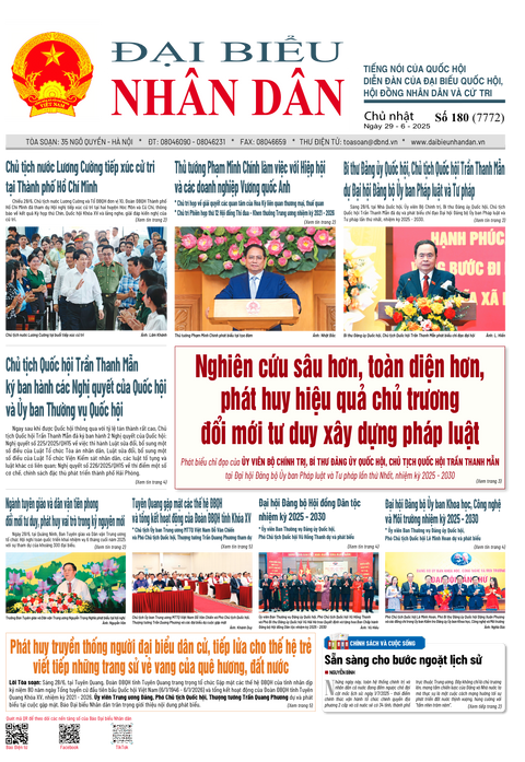 ĐBND - Số báo 180 ngày 29/06/2025