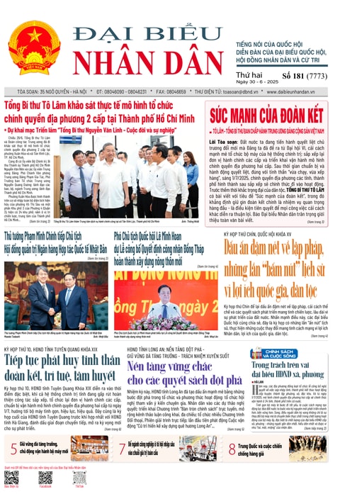 ĐBND - Số báo 181 ngày 30/06/2025