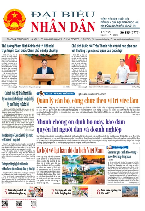 ĐBND - Số báo 185 ngày 04/07/2025