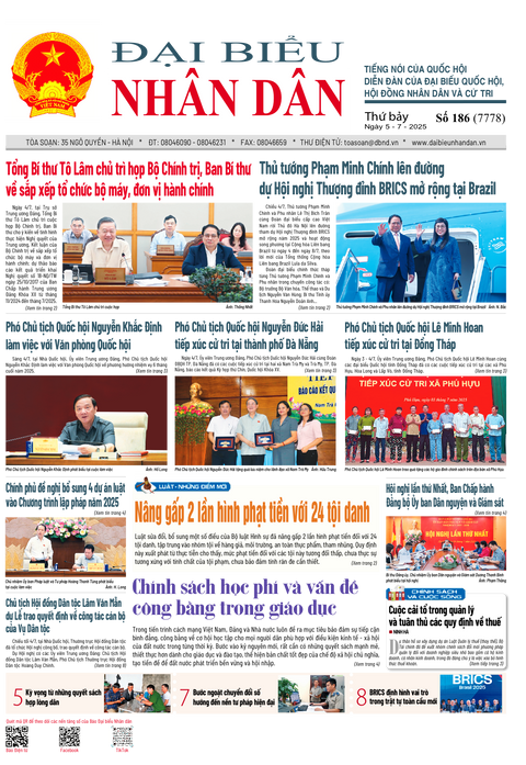 ĐBND - Số báo 186 ngày 05/07/2025