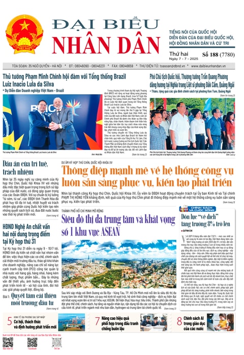  ĐBND - Số báo 188 ngày 07/07/2025 
