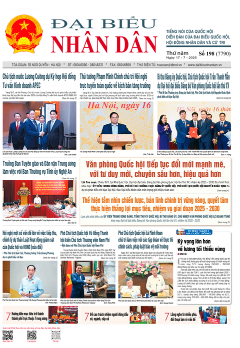 ĐBND - Số báo 198 ngày 17/07/2025 