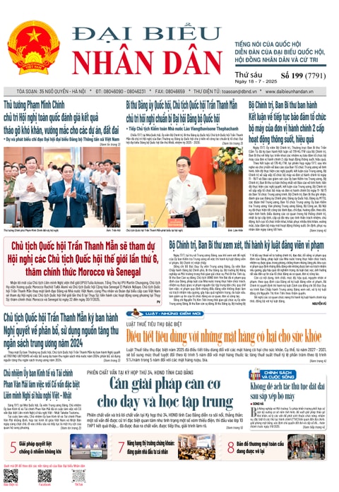 ĐBND - Số báo 199 ngày 18/07/2025 