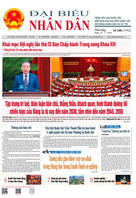ĐBND - Số báo 200 ngày 19/07/2025	