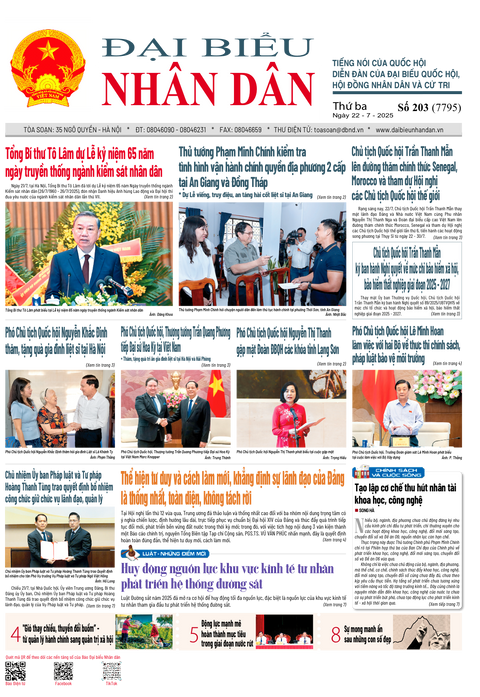 ĐBND - Số báo 203 ngày 22/07/2025