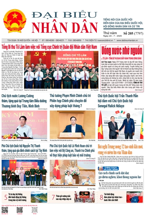 ĐBND - Số báo 205 ngày 24/07/2025 