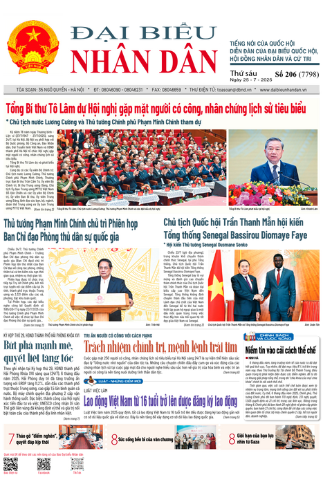 ĐBND - Số báo 206 ngày 25/07/2025