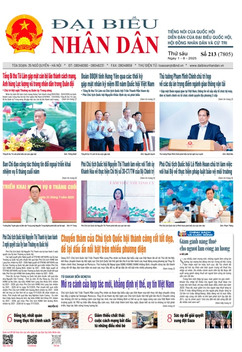  ĐBND - Số báo 213 ngày 01/08/2025 