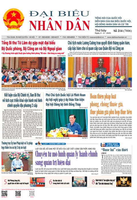  ĐBND - Số báo 214 ngày 02/08/2025 