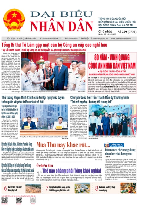 ĐBND - Số báo 229 ngày 17/08/2025 